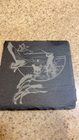 Slate coasters