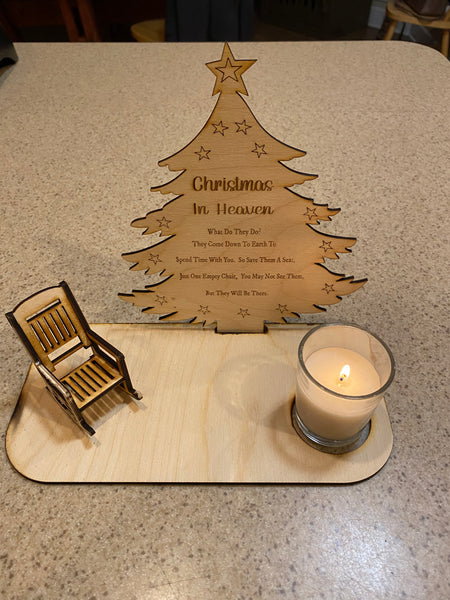 Christmas in Heaven Candle holder